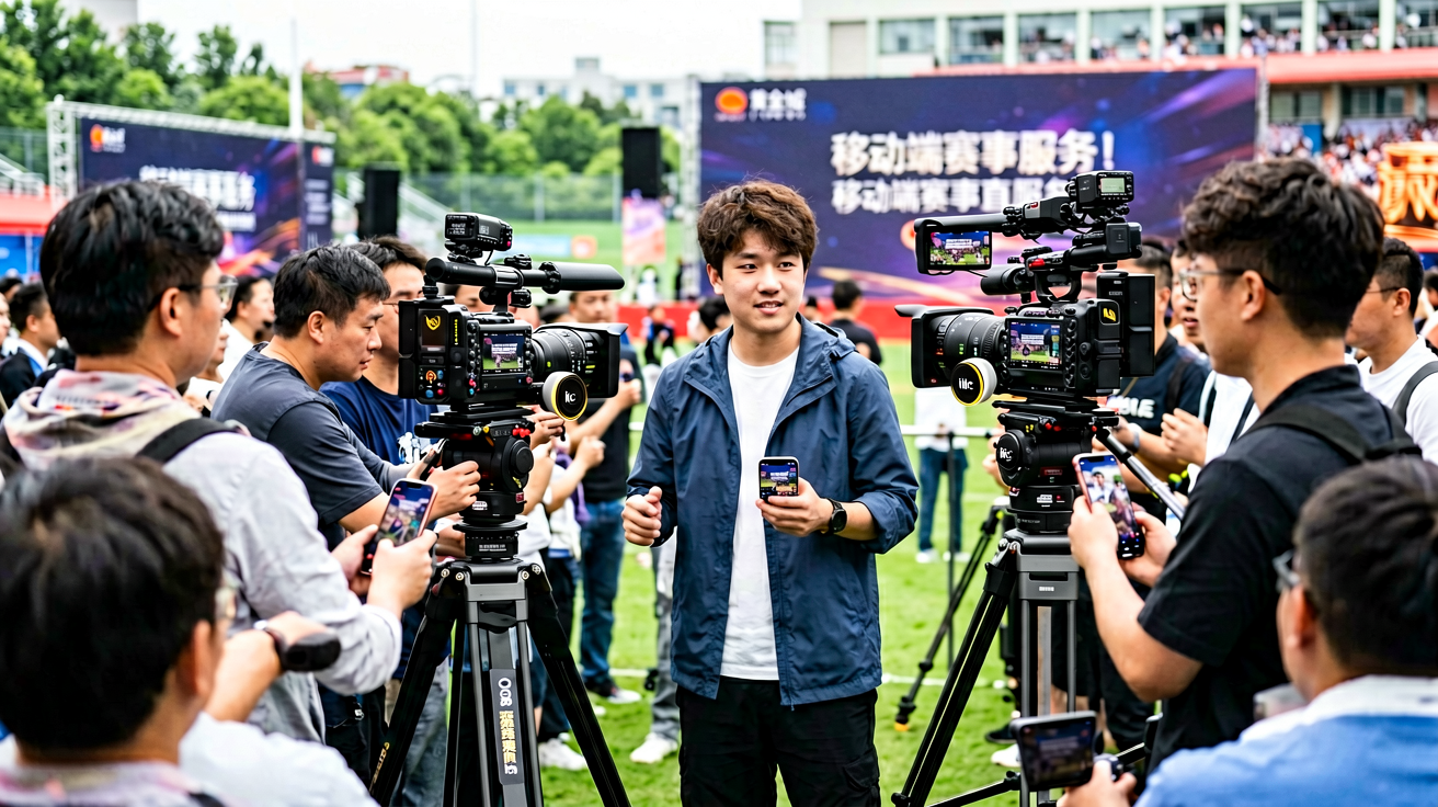 移动端赛事服务APP界面展示
